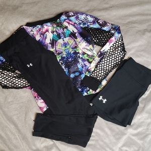 Womens Under Armour pants workout set